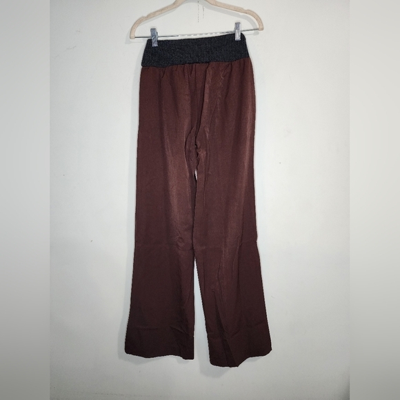 NEW WeWoreWhat Suiting Twill Low Rise Pull On Women XS Wide Leg V Waist Pants - Picture 3 of 12
